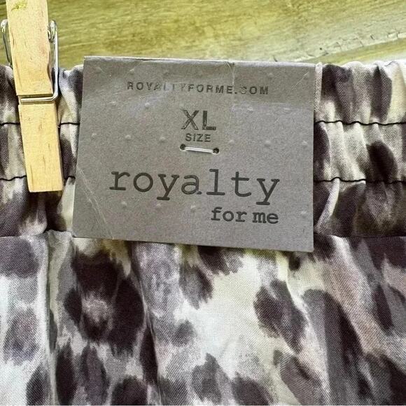 Royal for me womens lightweight leopard print joggers pockets soft - Picture 5 of 6